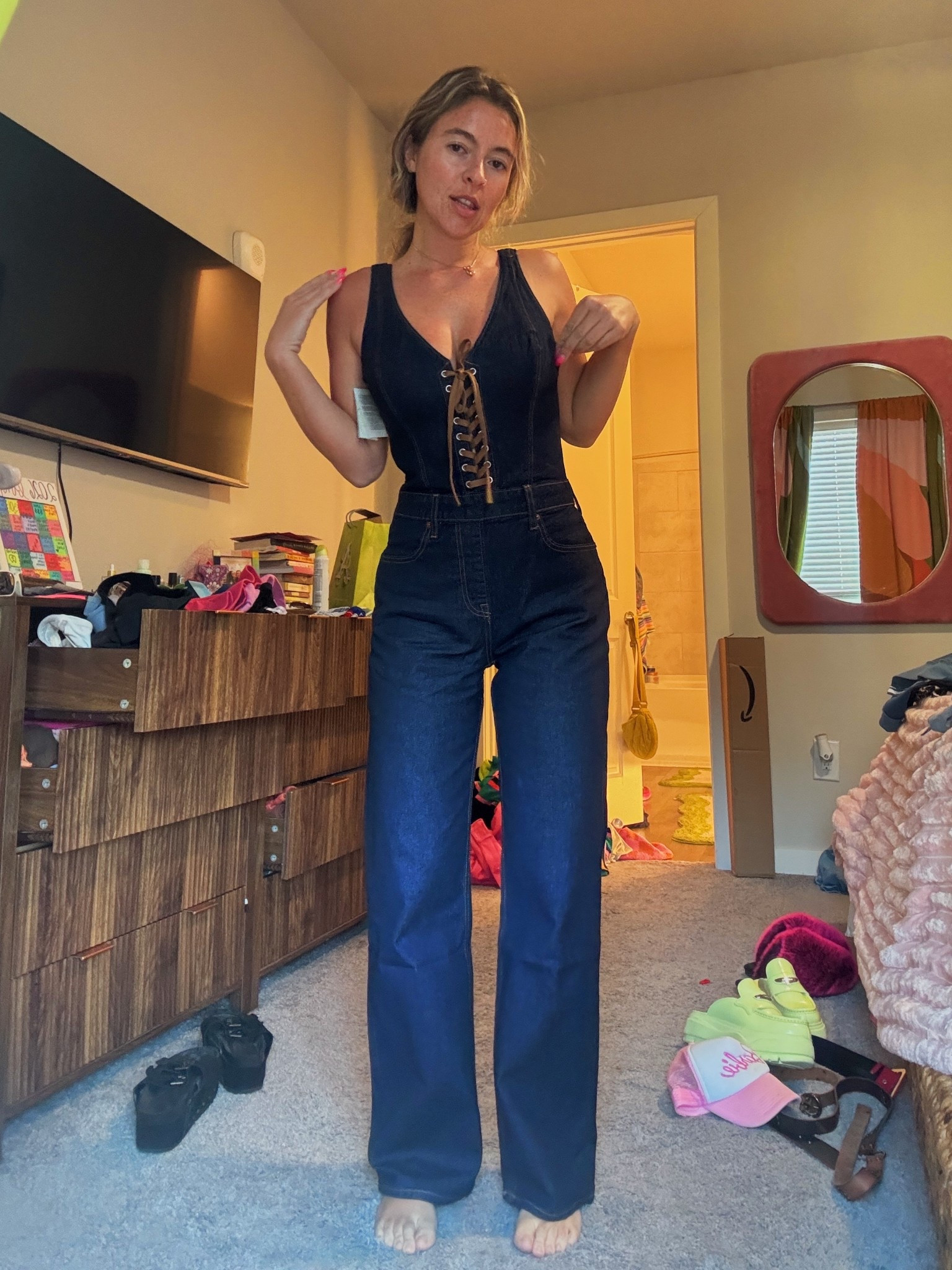 Obsessed with the jumpsuit from Abercrombie but had to reorder a smaller size!!! 😭 it runs a bit big!

#LTKvlog #LTKootd #LTKBeauty