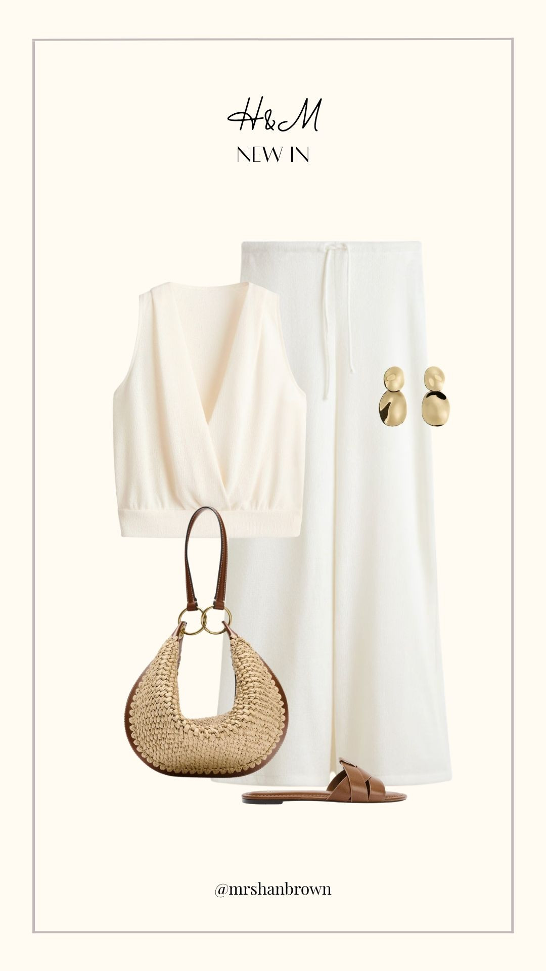White H&M Co-ord! 🤍 

Summer Style, Summer Outfit, Holiday Style, Holiday Fashion, Sandals, Beach Bag, Spring Style, Spring Outfit  

 #LTKuk #LTKspring #LTKeurope