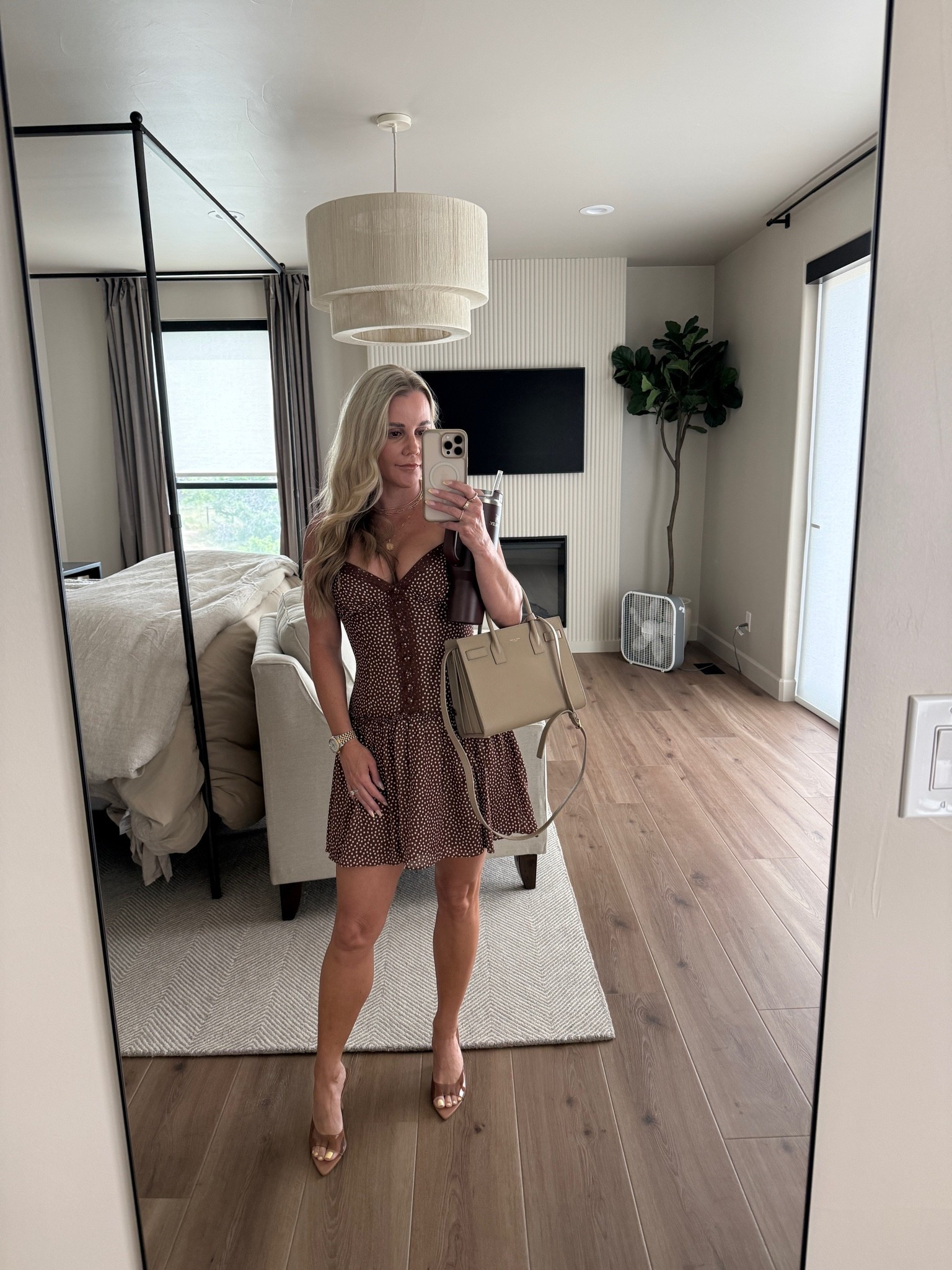 Summer outfit, reformation dresses on sale, brown and white polka dot, summer looks, summer dress, easy sundress

#LTKgrwm #LTKootd #LTKSaleAlert