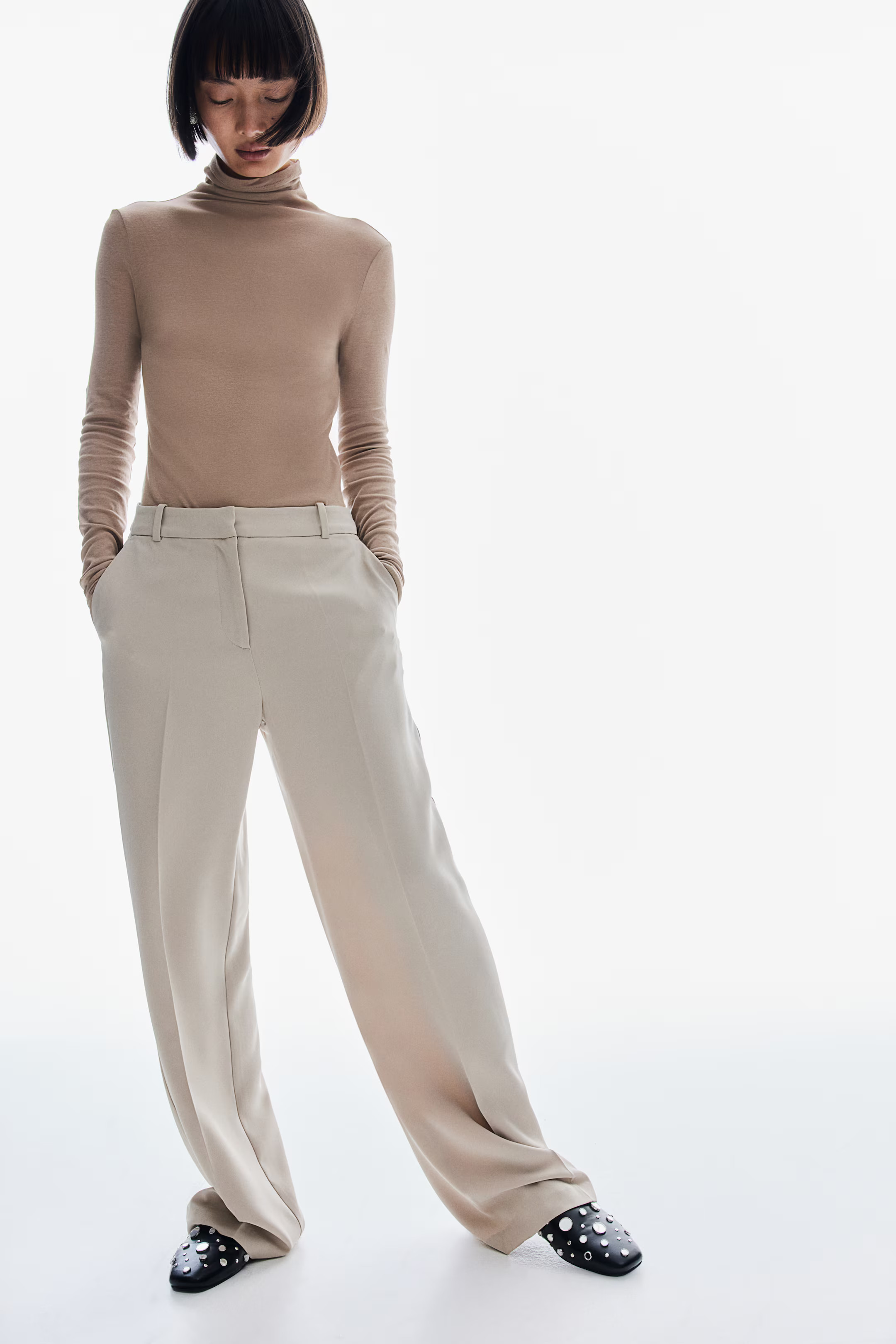 Pima cotton turtleneck top | H&M (UK, MY, IN, SG, PH, TW, HK)