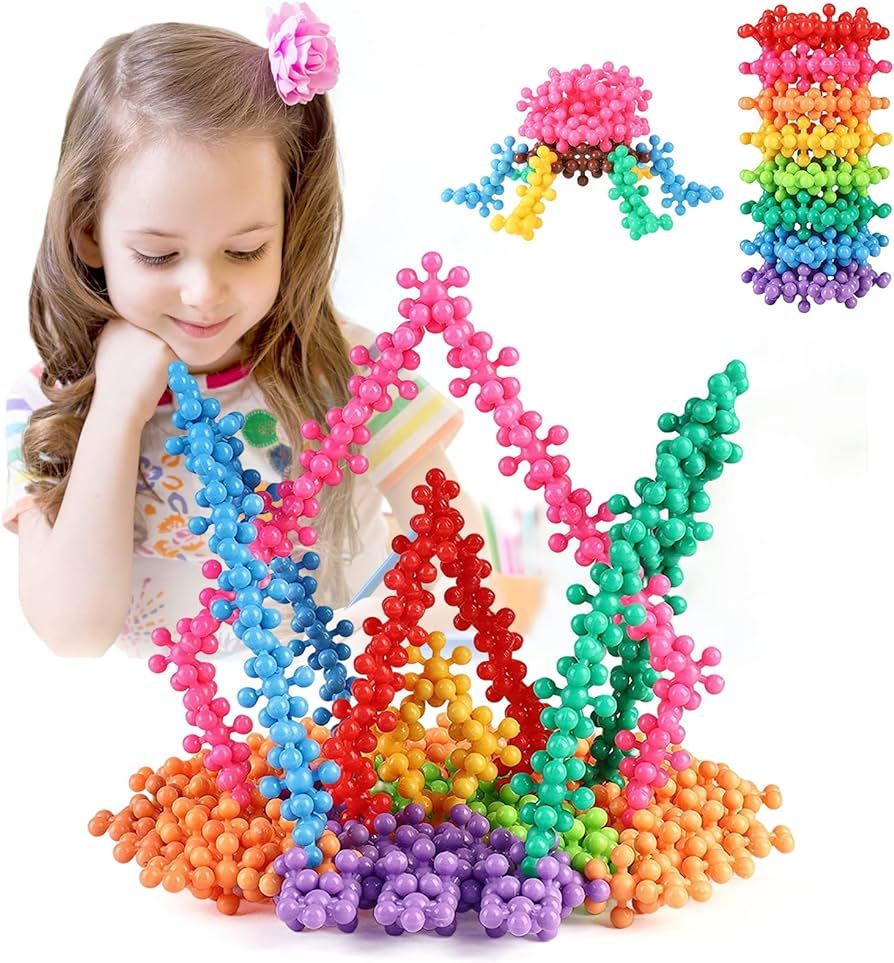 400 Pieces Building Block Kids STEM Learning Toy Educational Building Toy Discs Sets Interlocking... | Amazon (US)