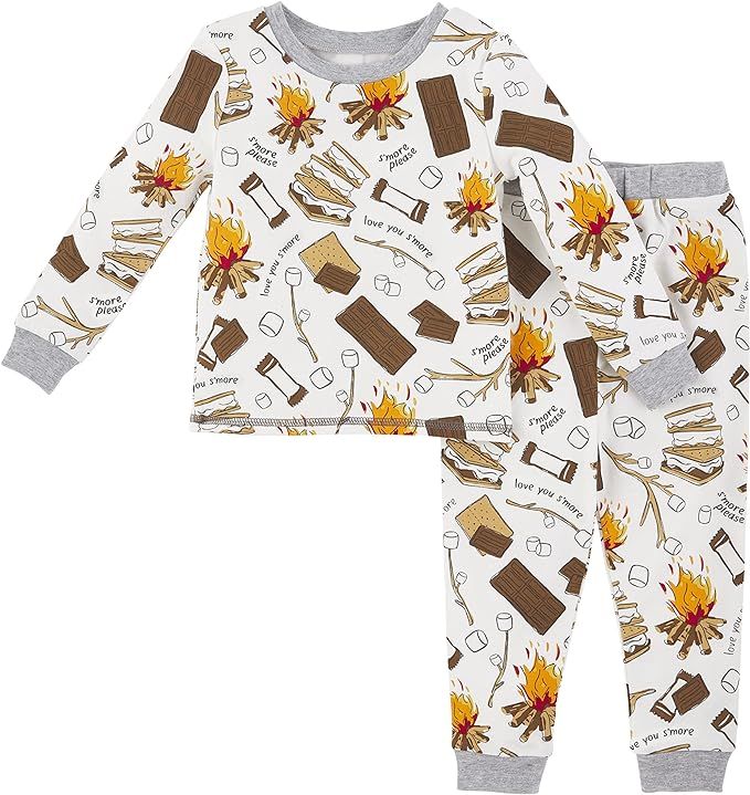 Mud Pie Baby Boys' S'More Pajama Set | Amazon (US)