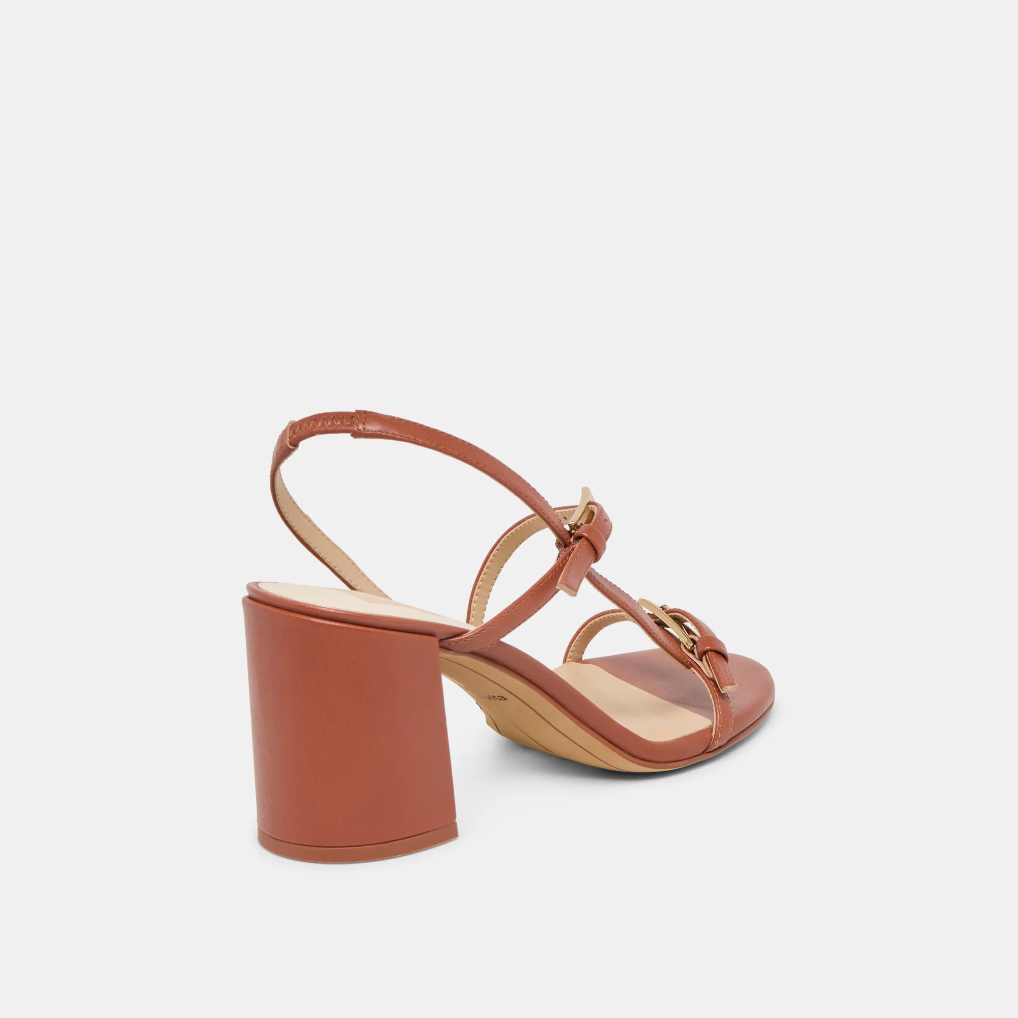 Faye Cognac Leather Heels | Dolce Vita | DolceVita.com