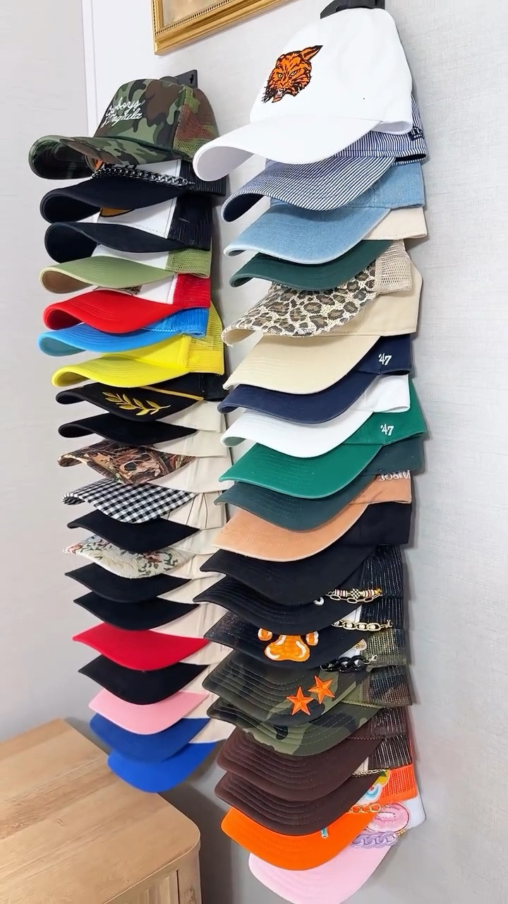 Warning: this organizer may cause you to buy more hats unless your like me and already had too many hats so you had to buy more organizers. 🤭🧢

#hatorganization #organizedhome #hats #hatorganizers #organizewithme

#LTKHome