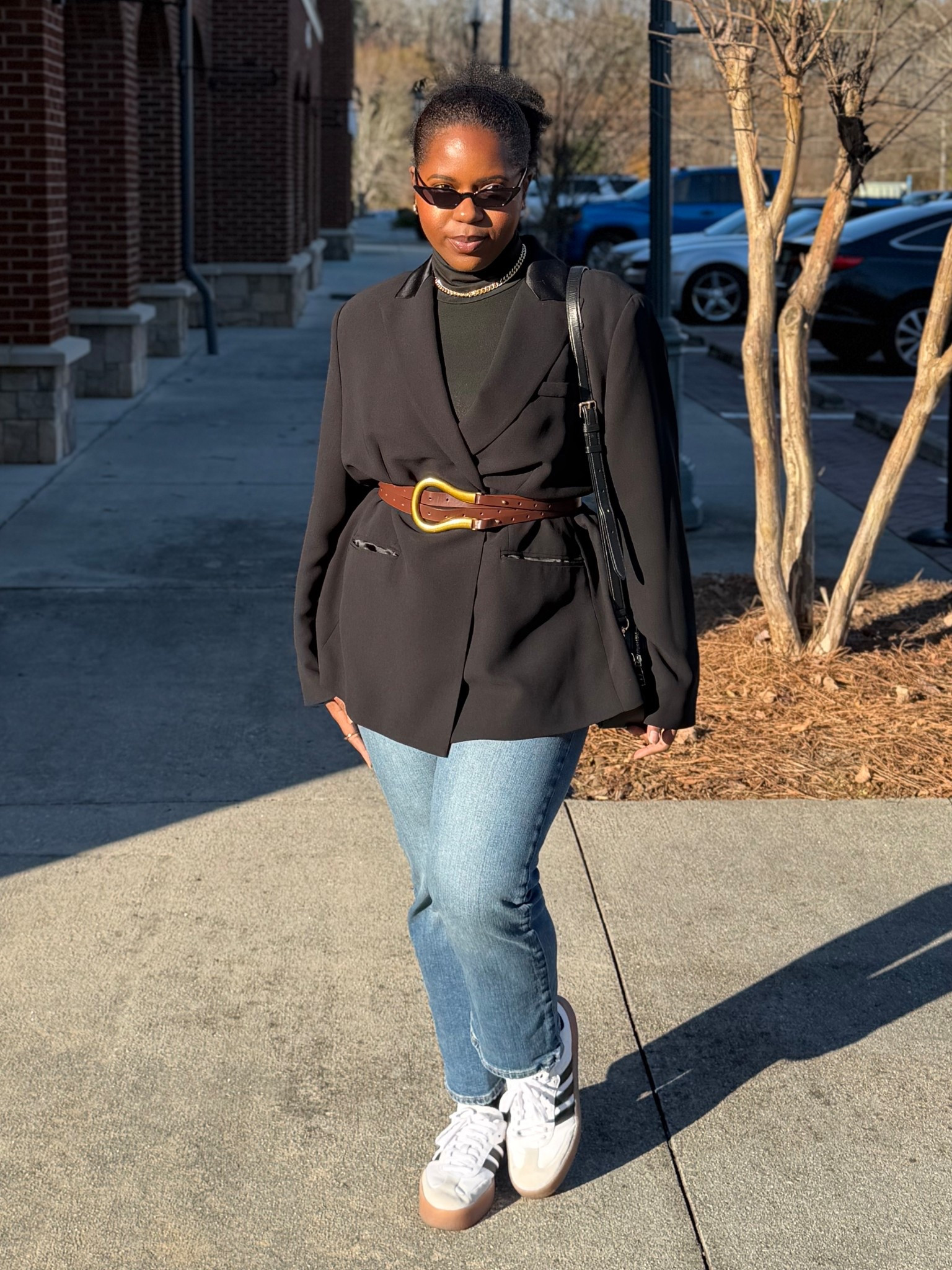Thrifted oversized blazer! 

#LTKBeauty #LTKootd #LTKgrwm