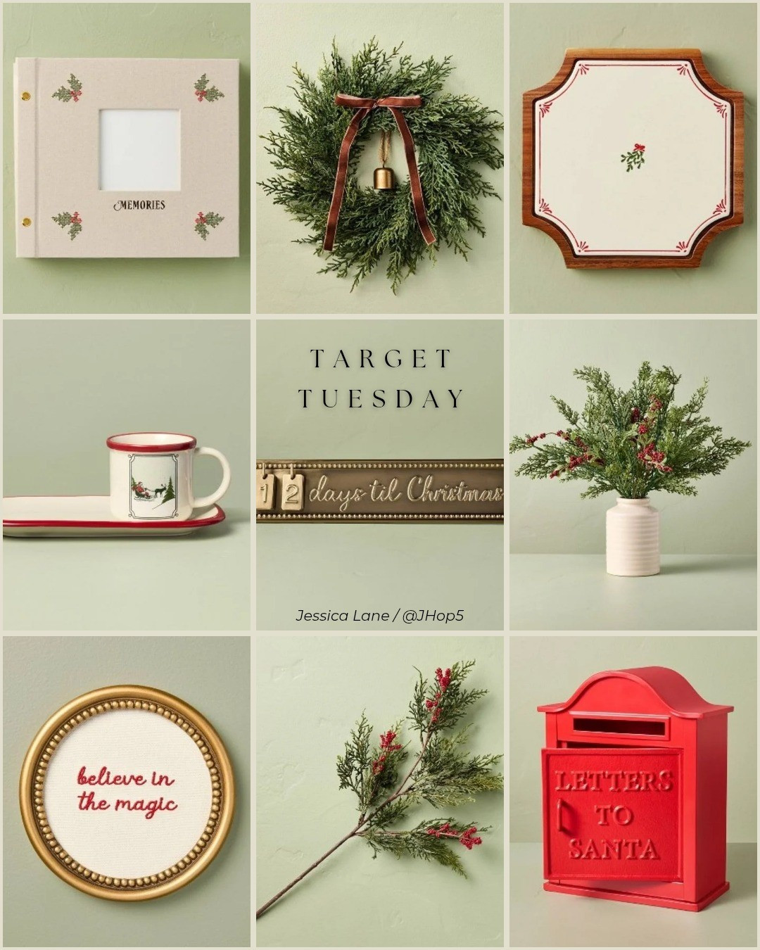 A little Christmas magic from Hearth & Hand with Magnolia at Target. The Santa mailbox, brass countdown sign and bell wreath bring such a sweet, nostalgic touch.

#LTKSeasonal #LTKHome