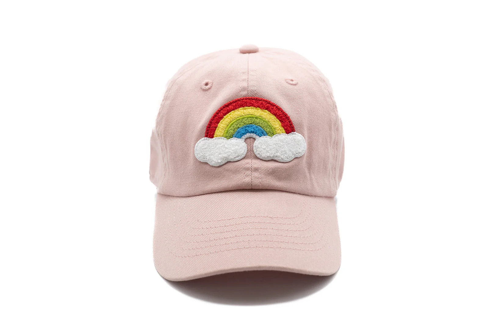 Dusty Rose Terry Rainbow Hat | Rey to Z
