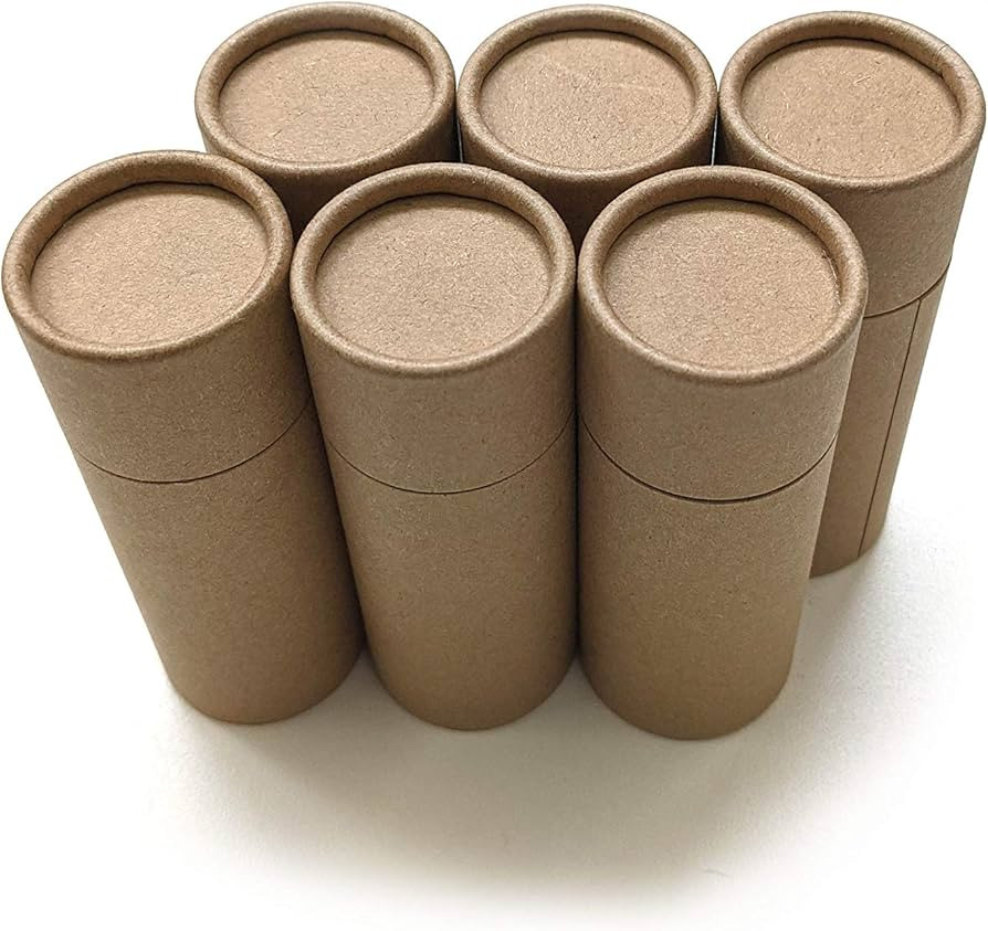 Empty Cardboard Deodorant Containers - 2.0 oz Push-up style, top-fill, reusable and biodegradable... | Amazon (US)