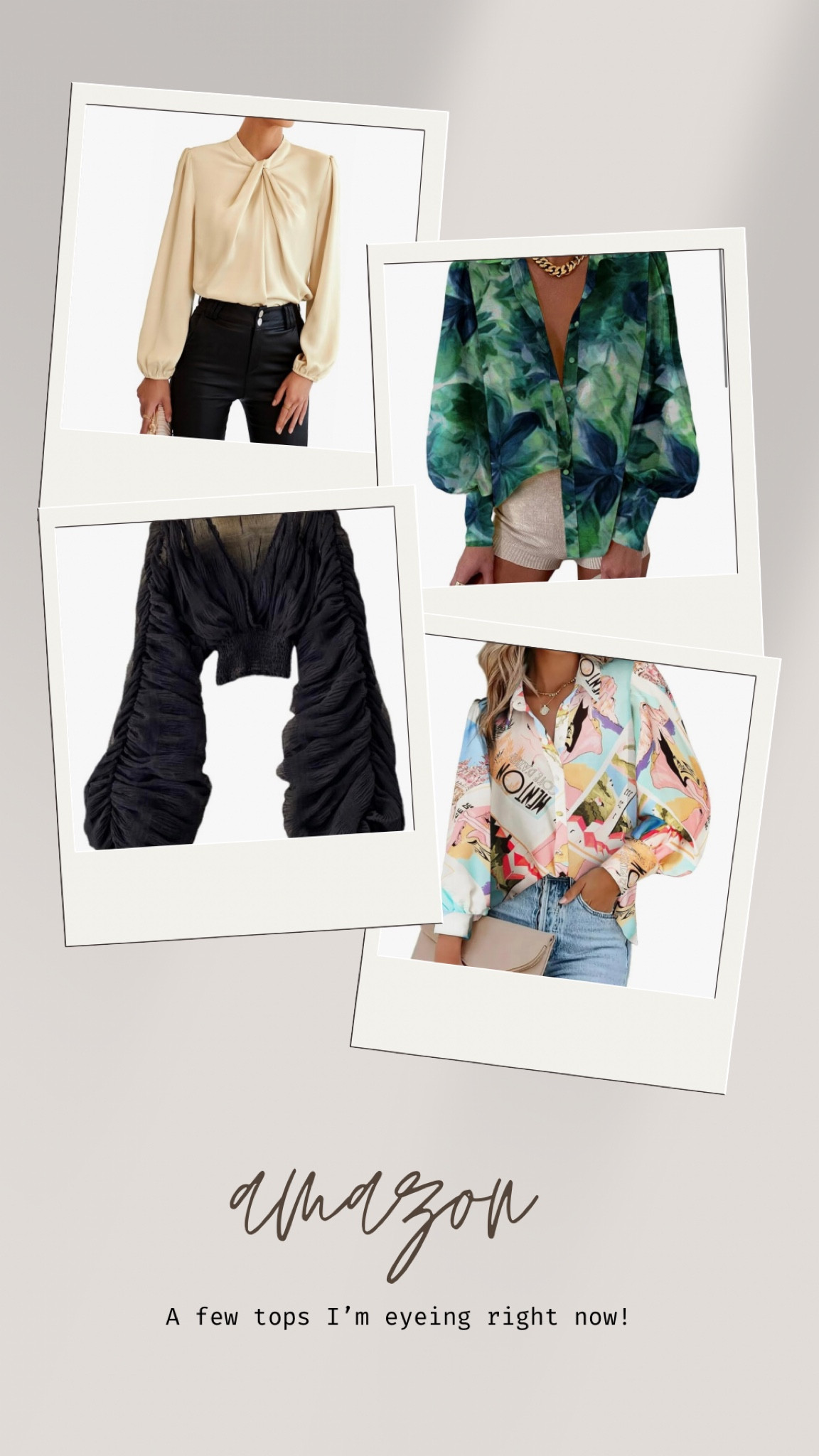 Currently obsessing over these Amazon finds 😍✨ From chic and classy to bold and statement-making—there’s a little something for every vibe! Which one’s your fave? #AmazonFashion #WardrobeRefresh #StyleObsessed



#LTKStyleTip #LTKMostLoved #LTKFindsUnder100