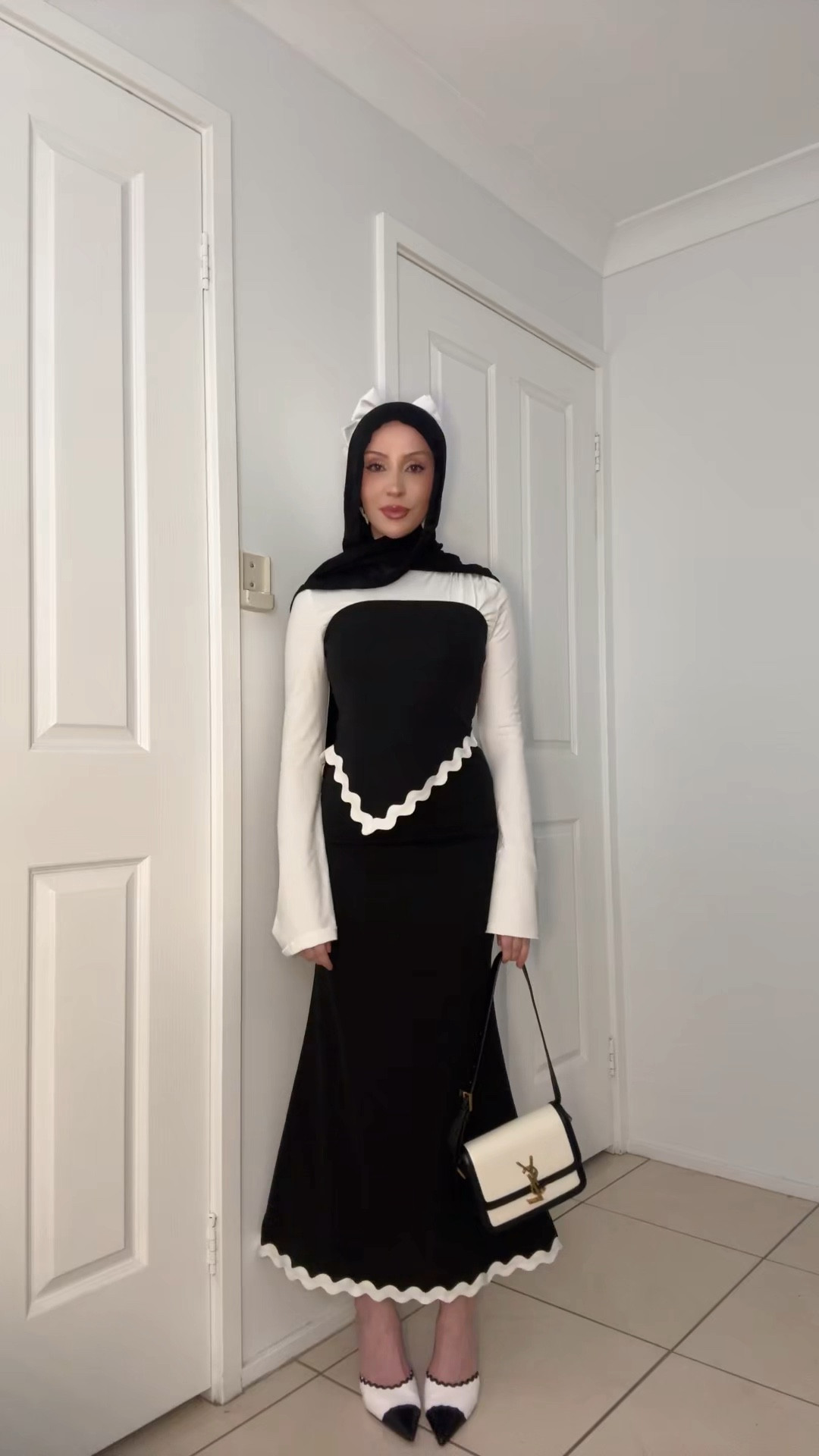 The cutest black and white set 🥹 (wearing smallest size in everything) 

#LTKbag #LTKmodest #LTKaustralia