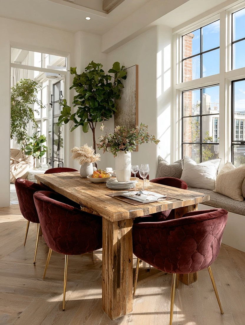 The secret to a modern mid-century home?
Balance.

Natural wood for grounding.
Velvet for softness.
Gold for quiet luxury.

This is where design starts to feel intentional.

A raw, natural wood dining table brings in that earthy, organic energy…
while velvet chairs instantly elevate the space with richness and comfort.

And the real detail that ties it all together?
That subtle gold accent.

It’s never loud—
but it changes everything.

✨ Shop our edit to create your own dining setup — mix your favorite natural wood tables with velvet chairs and gold accents.

Because the most beautiful homes aren’t bought as sets…
they’re curated.

#diningroomdecor #homedecor #interiordesign #modernhome 

 #LTKHome