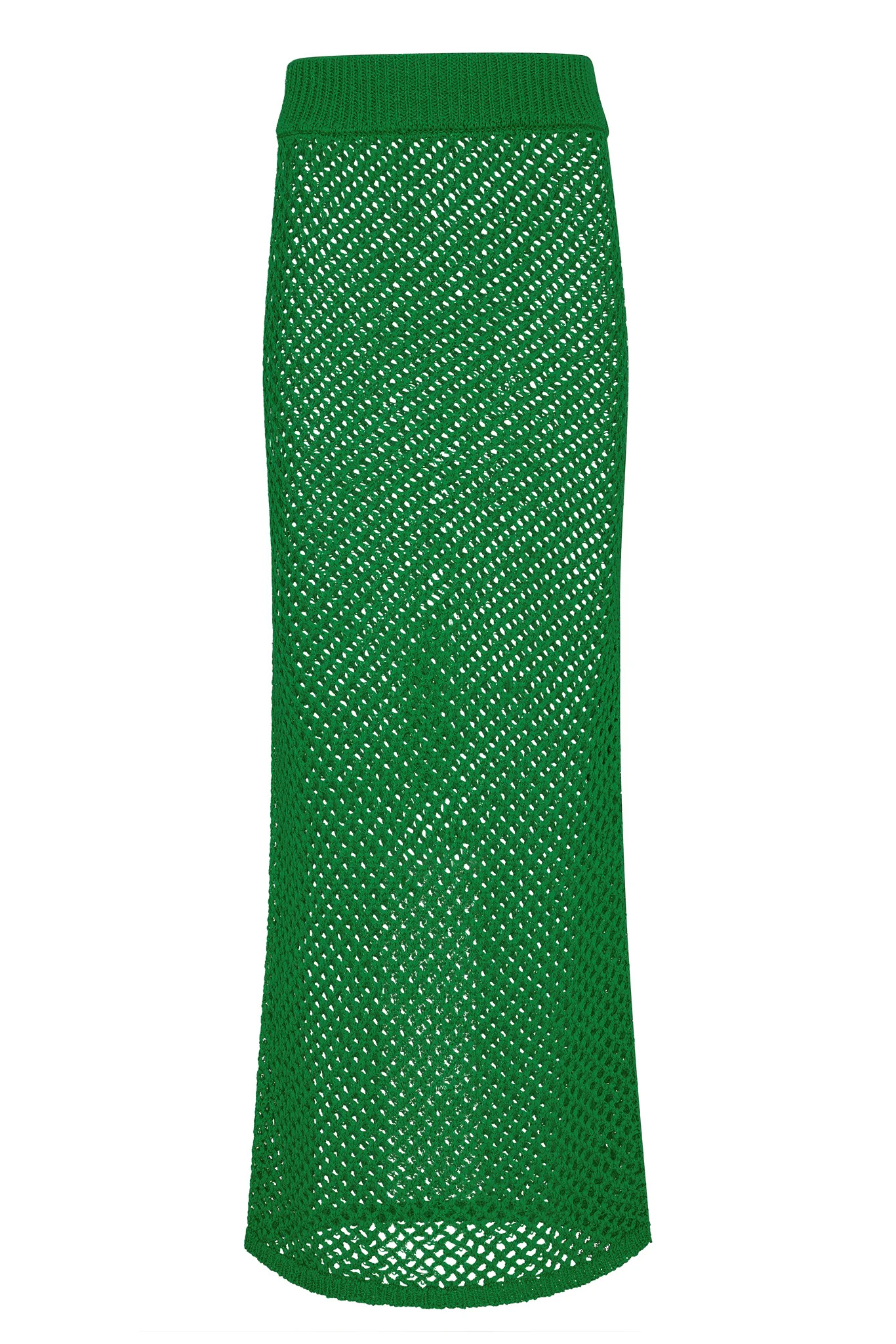 Cape May Skirt - Palm Green Crochet | Monday Swimwear