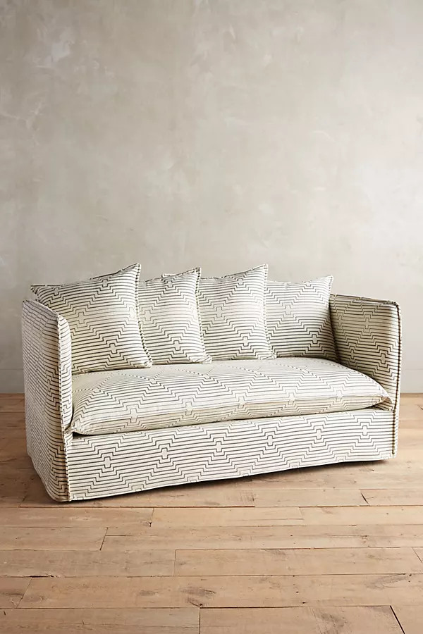 Lyre Chesterfield Two-Cushion Sofa | Anthropologie (US)