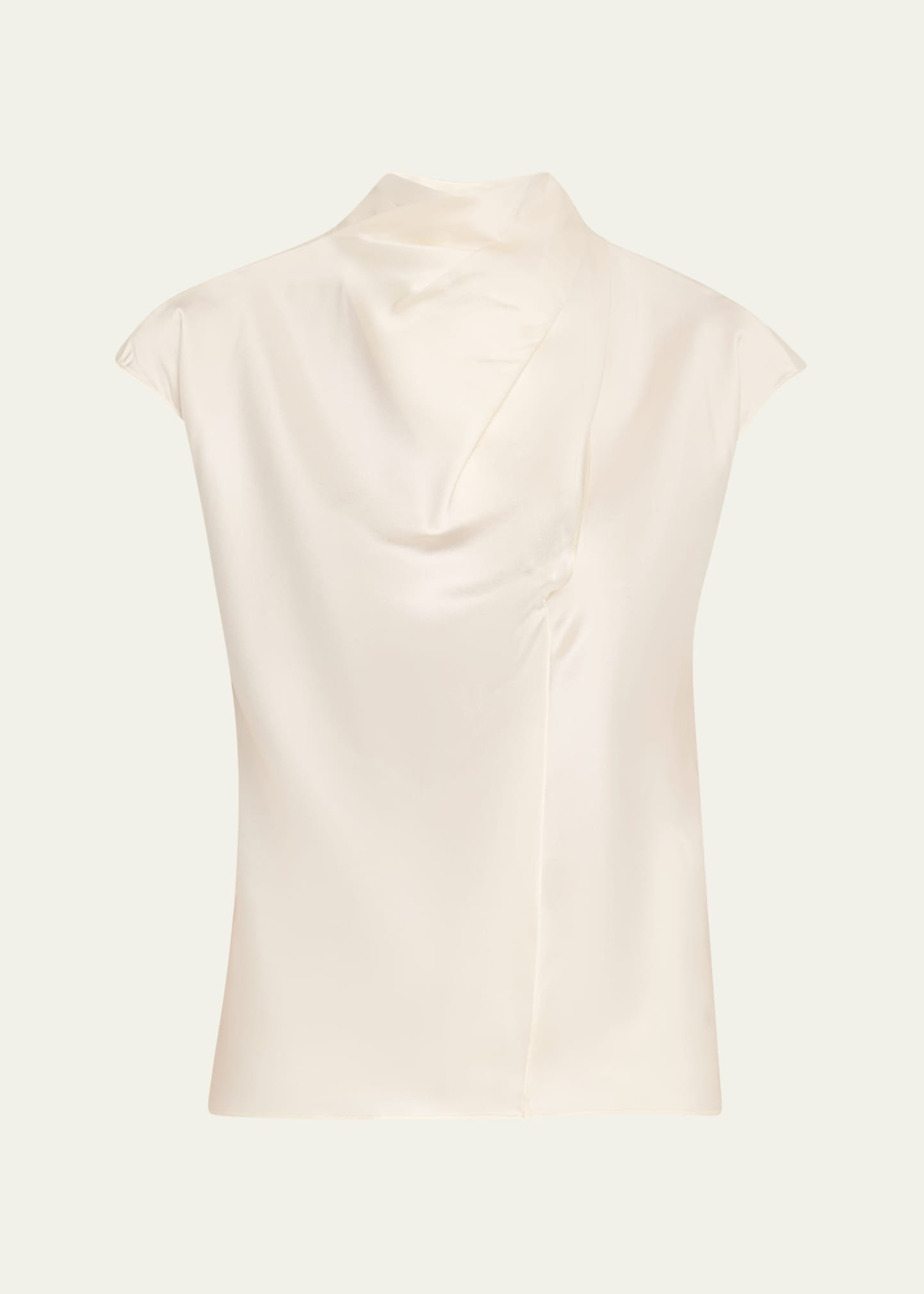 Veronica Beard Leilany Draped Silk Top | Bergdorf Goodman