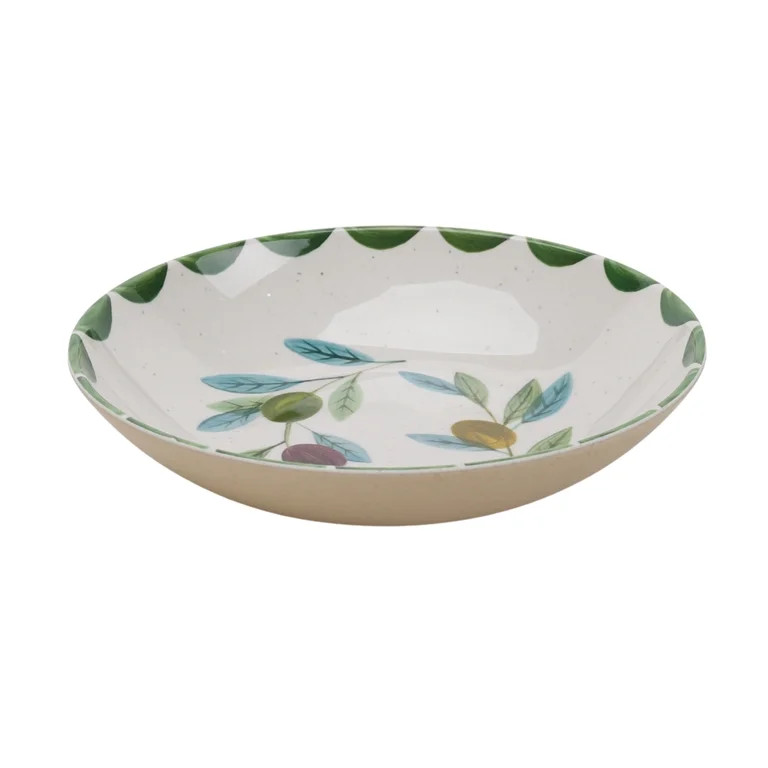 Better Homes and Gardens Bamboo Melamine Olive Dinner Bowl | Walmart (US)