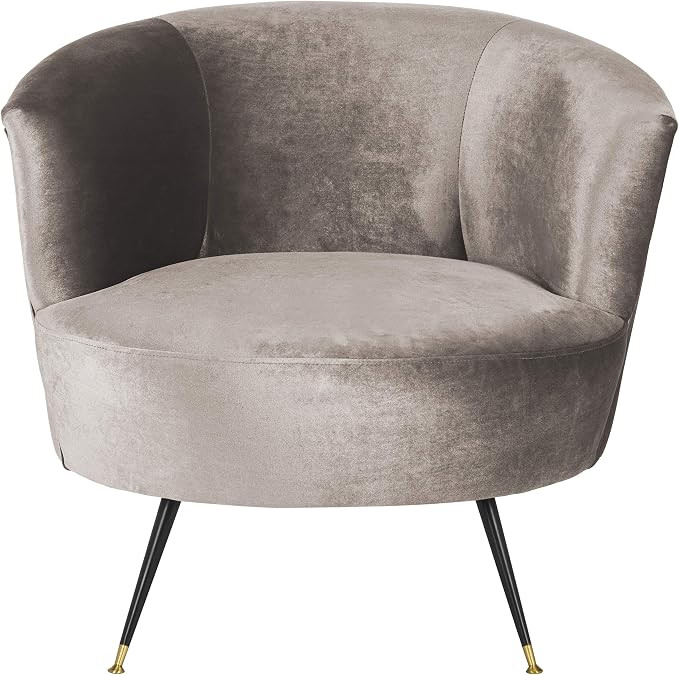 Amazon.com: Safavieh Home Collection Arlette Retro Glam Grey Velvet Accent Chair : Everything Els... | Amazon (US)