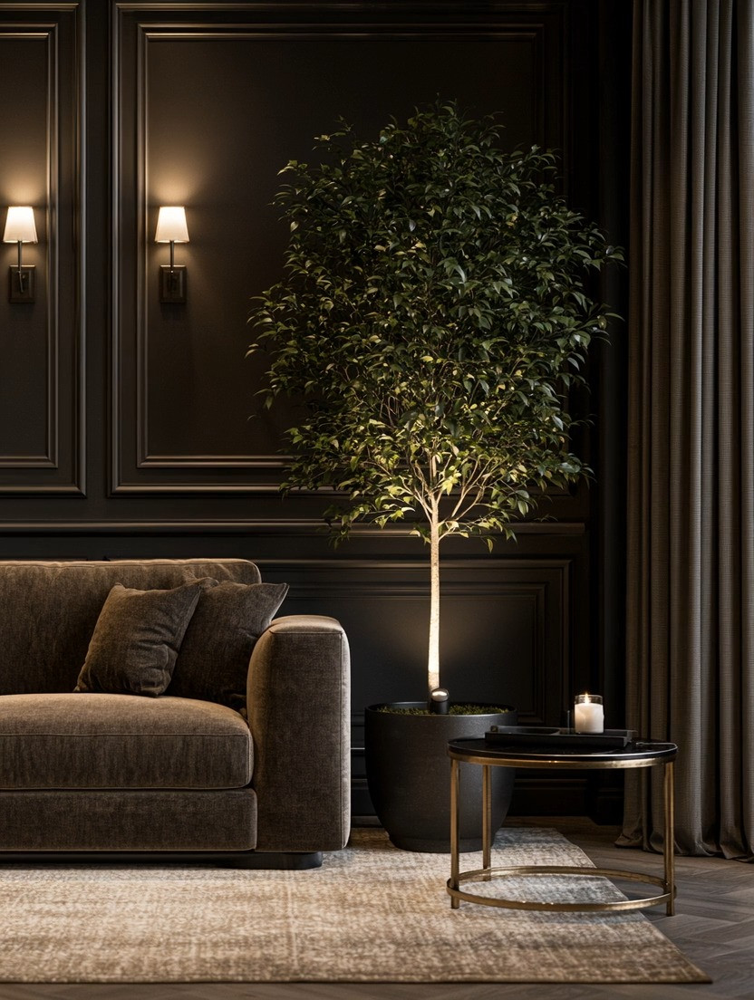 One tiny spotlight can completely change how your greenery lives in a room after dark.

During the day, an oversized indoor tree naturally becomes part of the decor. But at night, greenery often disappears into the background. Our favorite solution? Light the plant itself.

Place a small uplight or plant spotlight at the base and let the light travel upward through the branches and leaves. Suddenly, the tree becomes almost sculptural—the leaves catch the light, beautiful shadows appear, and the entire corner takes on a warm, luxurious glow.

This is exactly why we love layered lighting. Instead of relying on harsh overhead lights in the evening, combine wall sconces, table and floor lamps, and subtle plant lighting to create pockets of warmth throughout the room.

Such a small detail. Such a luxurious difference.

Shop our indoor trees and plant spotlights to create the look.

#LayeredLighting #IndoorTrees #LuxuryDecor #ElegantAndDriven 

 #LTKHome