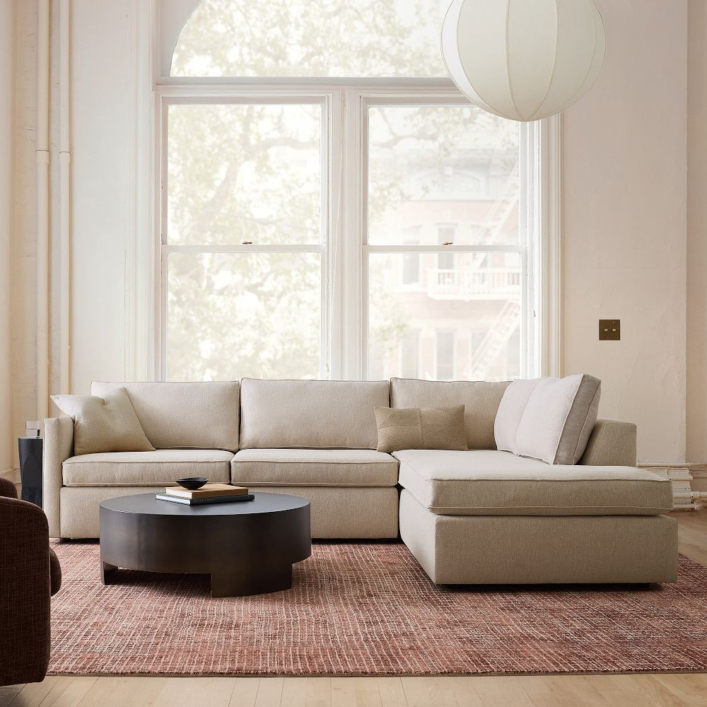 Harris 2-Piece  Sleeper Sectional w/ Bumper Chaise (114") | West Elm (US)