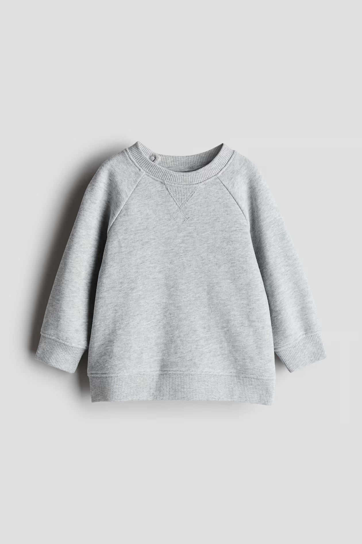 Crewneck Sweatshirt - Light gray melange - Kids | H&M US | H&M (US + CA)