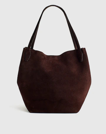 The Shopper Tote in Soft Grain Suede | Madewell