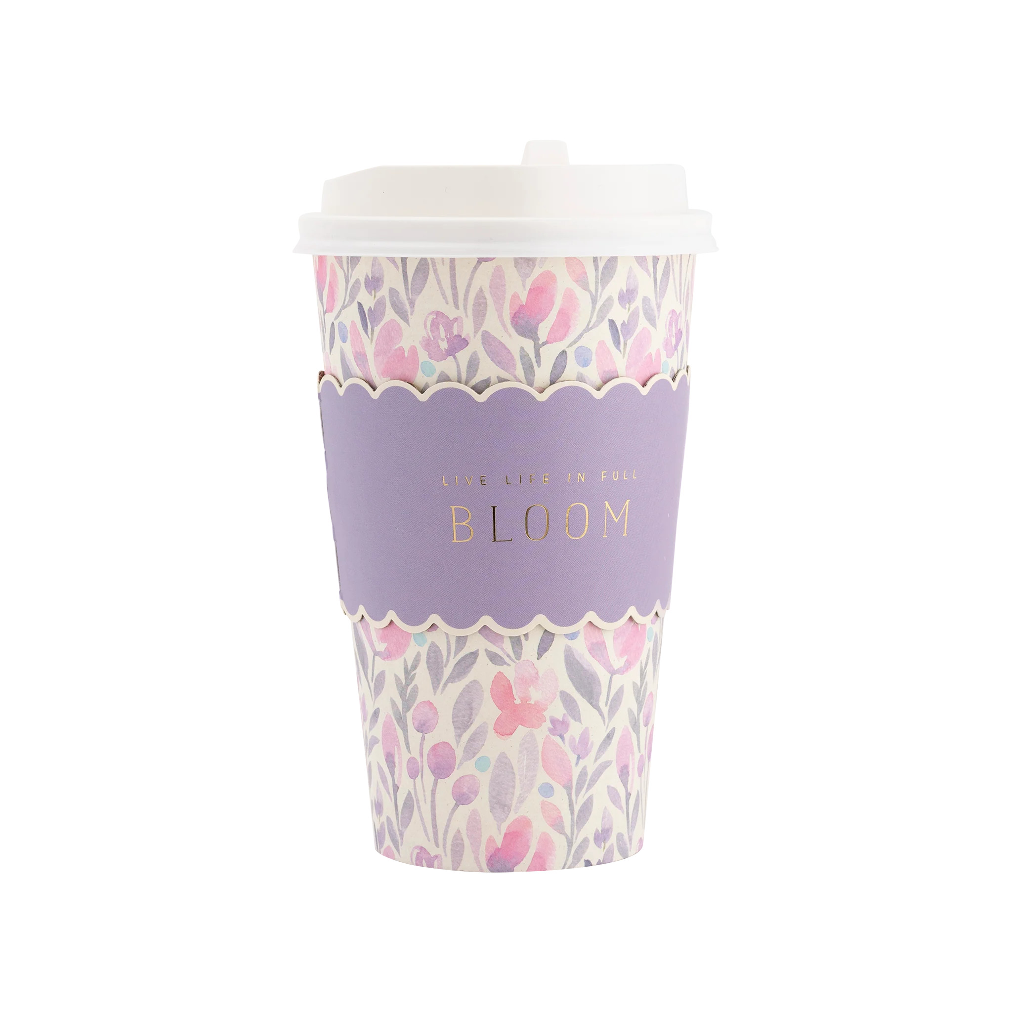 Watercolor Floral To-Go Cup | My Mind's Eye