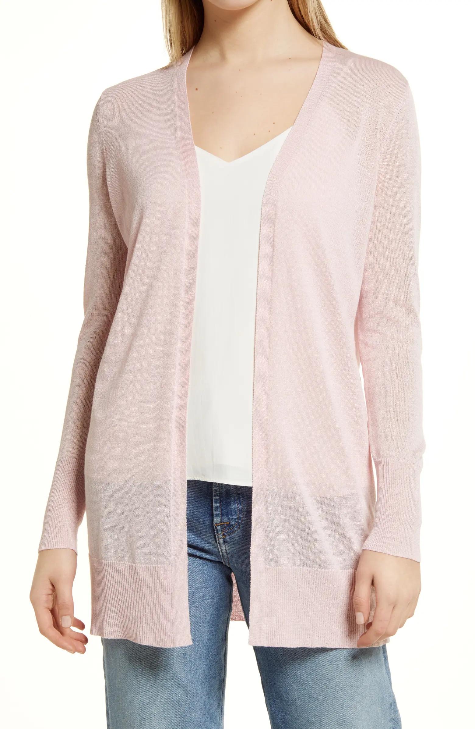 Halogen® Side Slit Cardigan | Nordstrom | Nordstrom