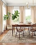Chris Loves Julia x Loloi Rosemarie ROE-01 Sage / Blush Oriental Area Rug 9'-0" x 12'-0 | Amazon (US)