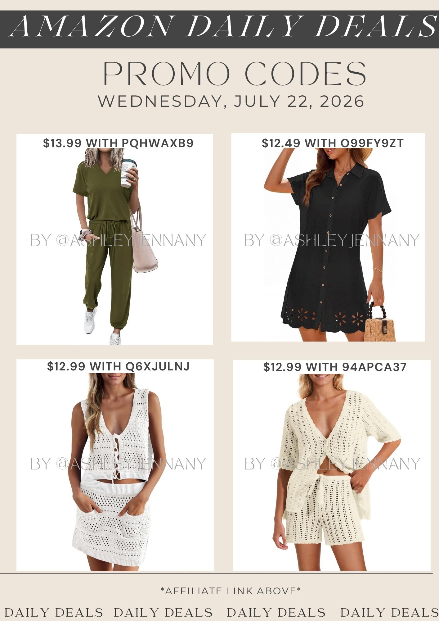Amazon deals

#LTKSeasonal #LTKMidsize #LTKSaleAlert