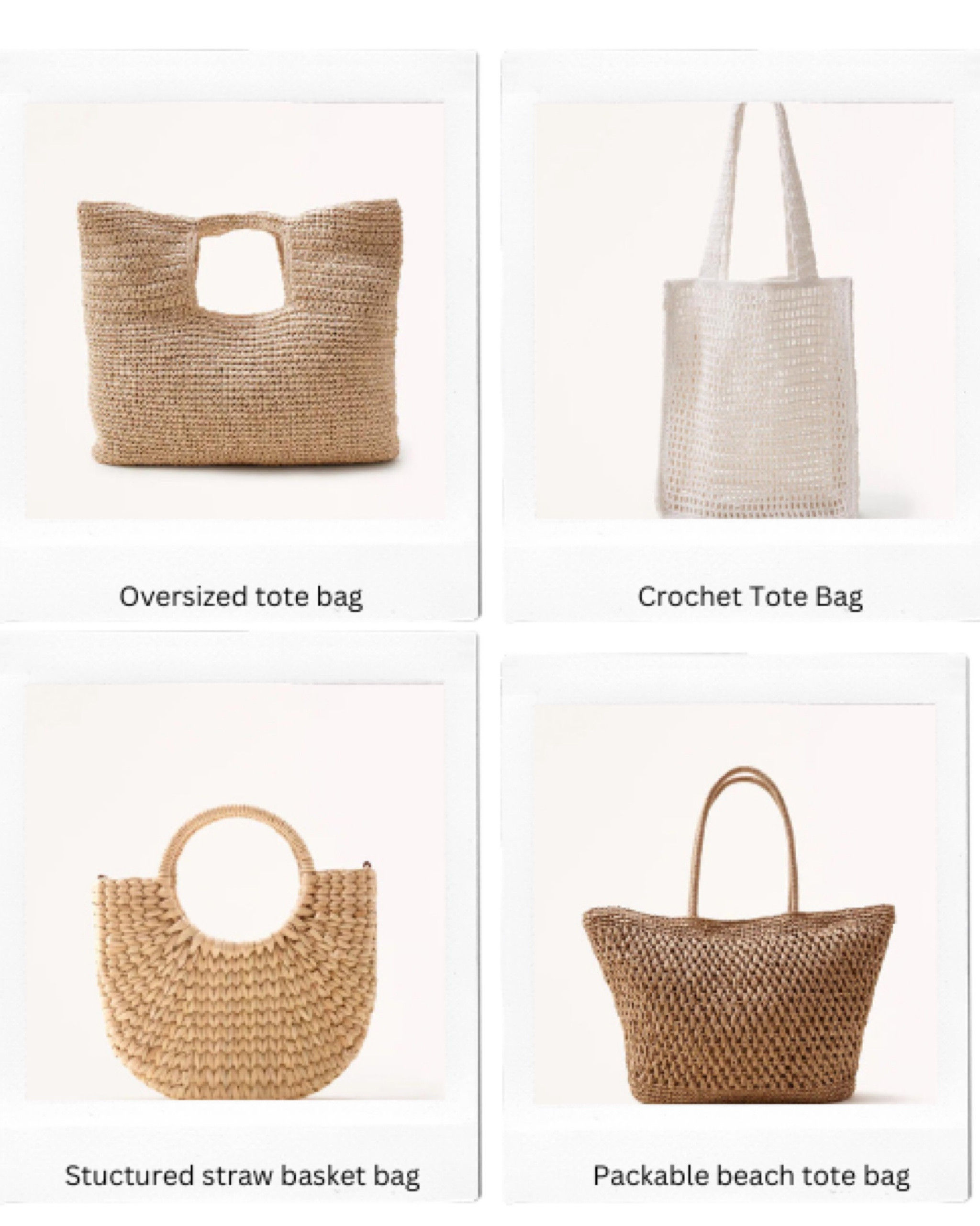 Tote bags for spring! 🌸

Abercrombie tote bag, oversized tote bag, crochet tote bag, woven tote bag

#LTKtravel #LTKSeasonal #LTKFind