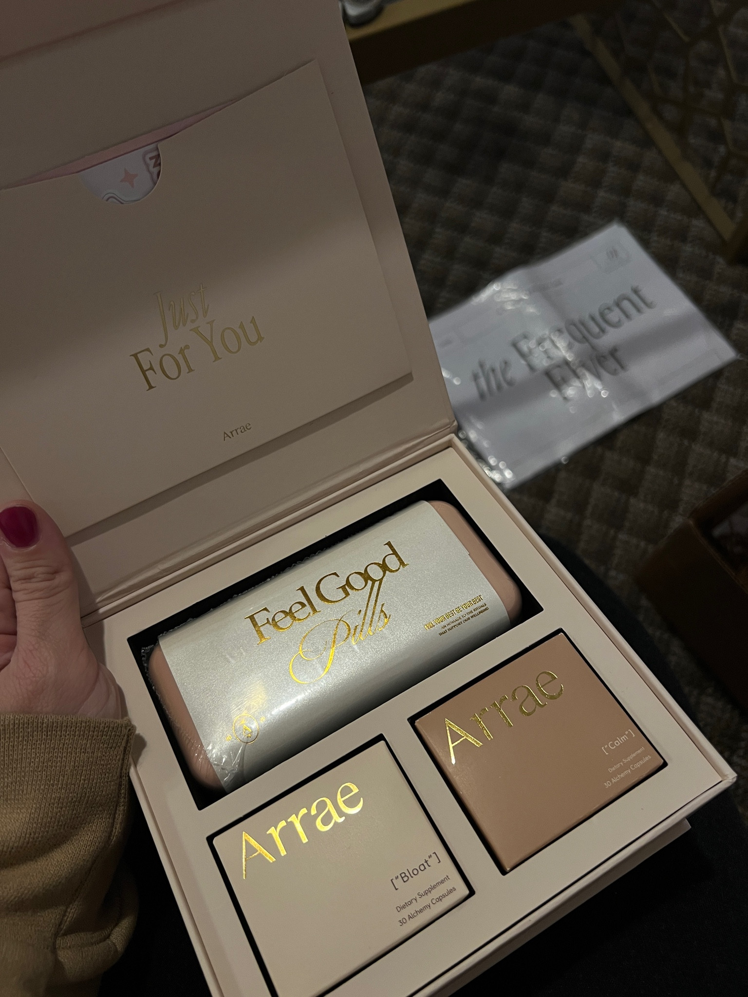 The Arrae holiday set is so chic — i’m excited to try the bloat and calm capsules, and I already love the pill holder which is so convenient      

#LTKfindsunder50 #LTKbeauty #LTKsalealert