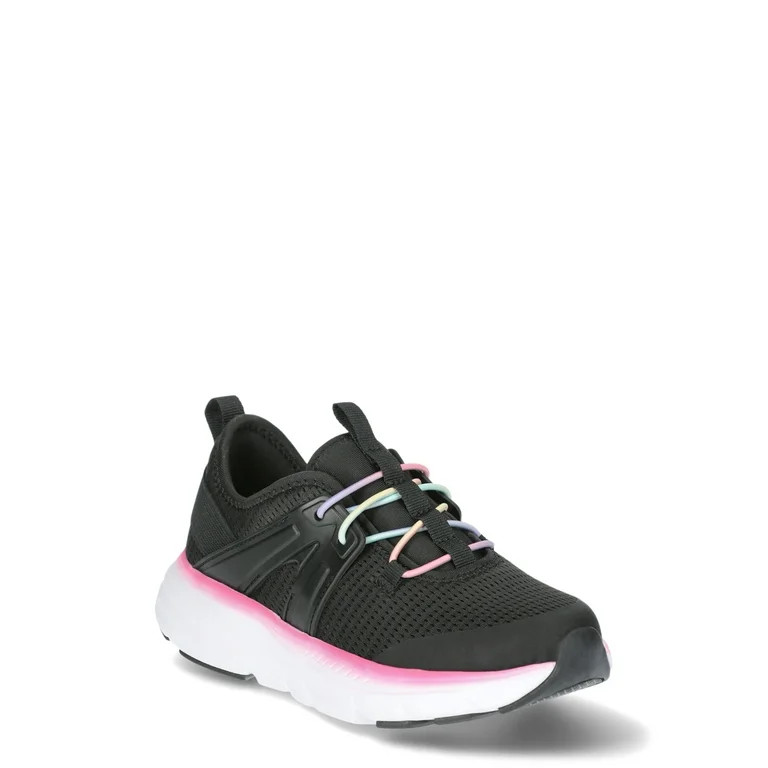 Athletic Works Girls Cage Knit Slip On Sneakers - Walmart.com | Walmart (US)