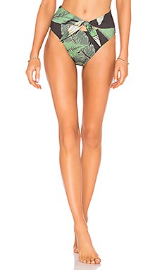 BEACH RIOT x REVOLVE Emma Bikini Bottom in Black Palm from Revolve.com | Revolve Clothing (Global)