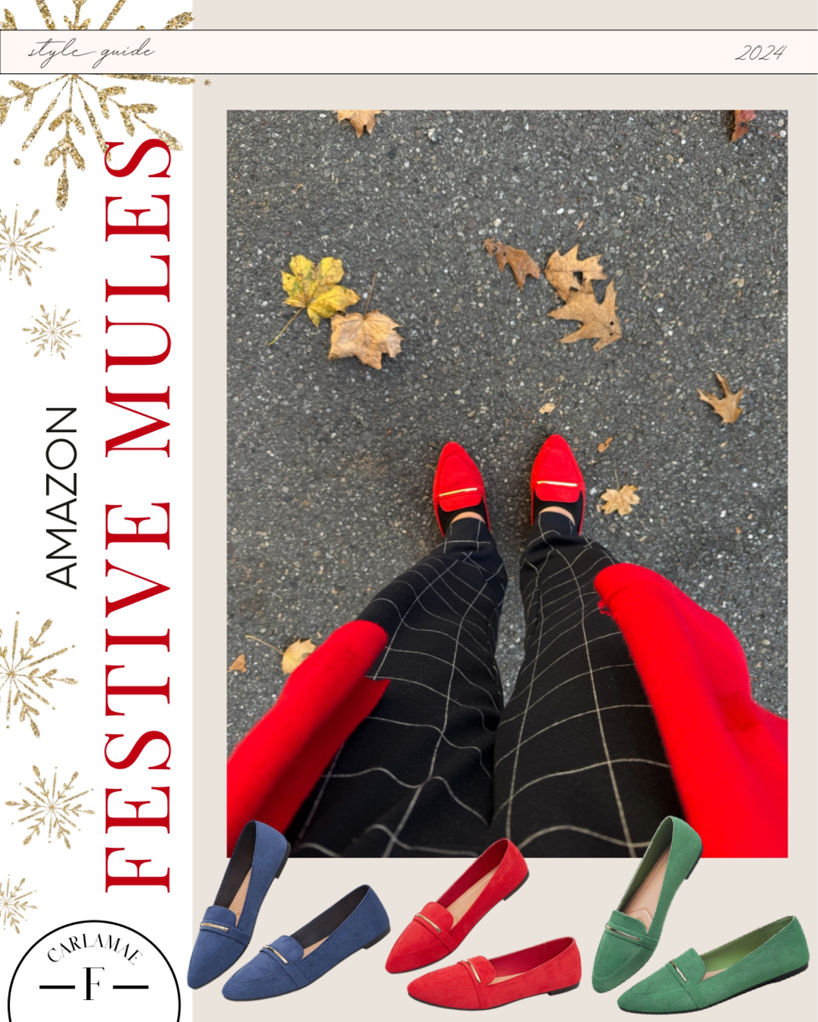 Red mules for the office! Super festive and cute! 

#LTKHoliday #LTKWorkwear #LTKFindsUnder50