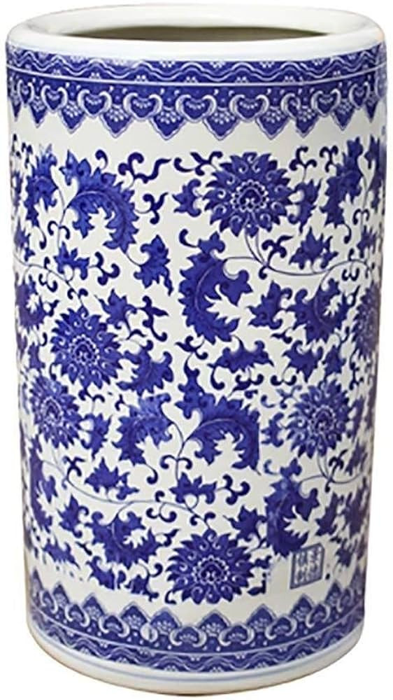 LXDZXY Umbrella Stands,Umbrella Stand - Porcelain Indoor Entryway, Home Front Door Umbrellas Hold... | Amazon (US)