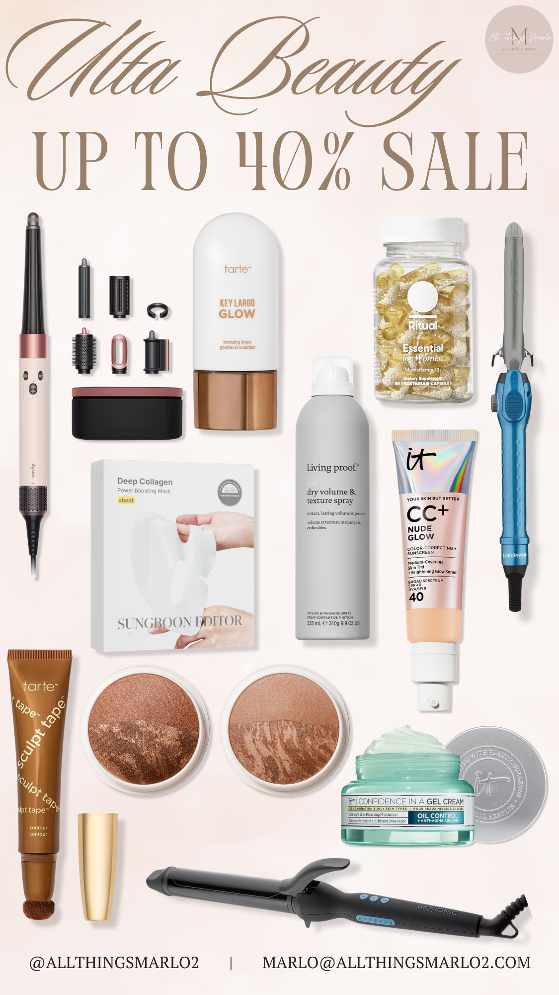 Ulta beauty sale up to 40% off 

 #LTKSaleAlert #LTKWorkwear #LTKTravel