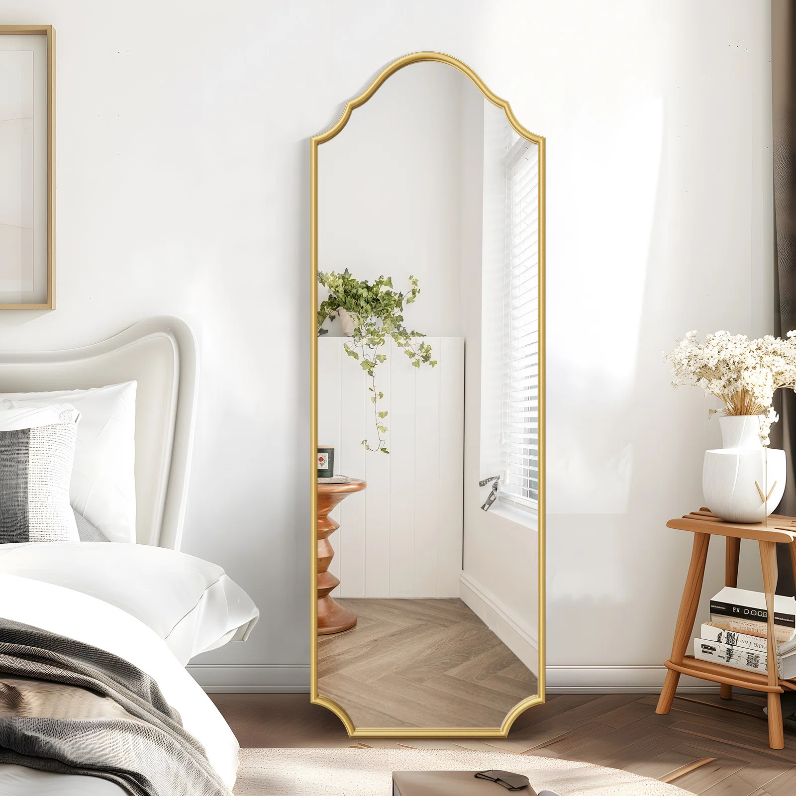 Lilith Metal Full Length Leaner Mirror | Wayfair North America
