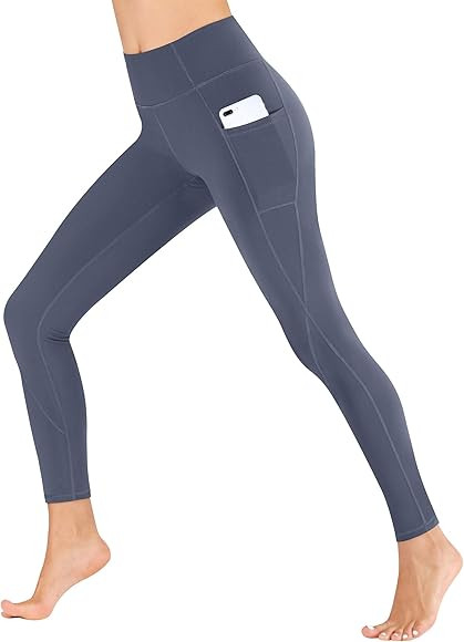 Yoga Pants with Pockets for Women Leggings with Pockets for Women No See-Through High Waisted Wor... | Amazon (US)