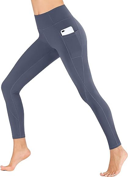 Yoga Pants with Pockets for Women Leggings with Pockets for Women No See-Through High Waisted Wor... | Amazon (US)
