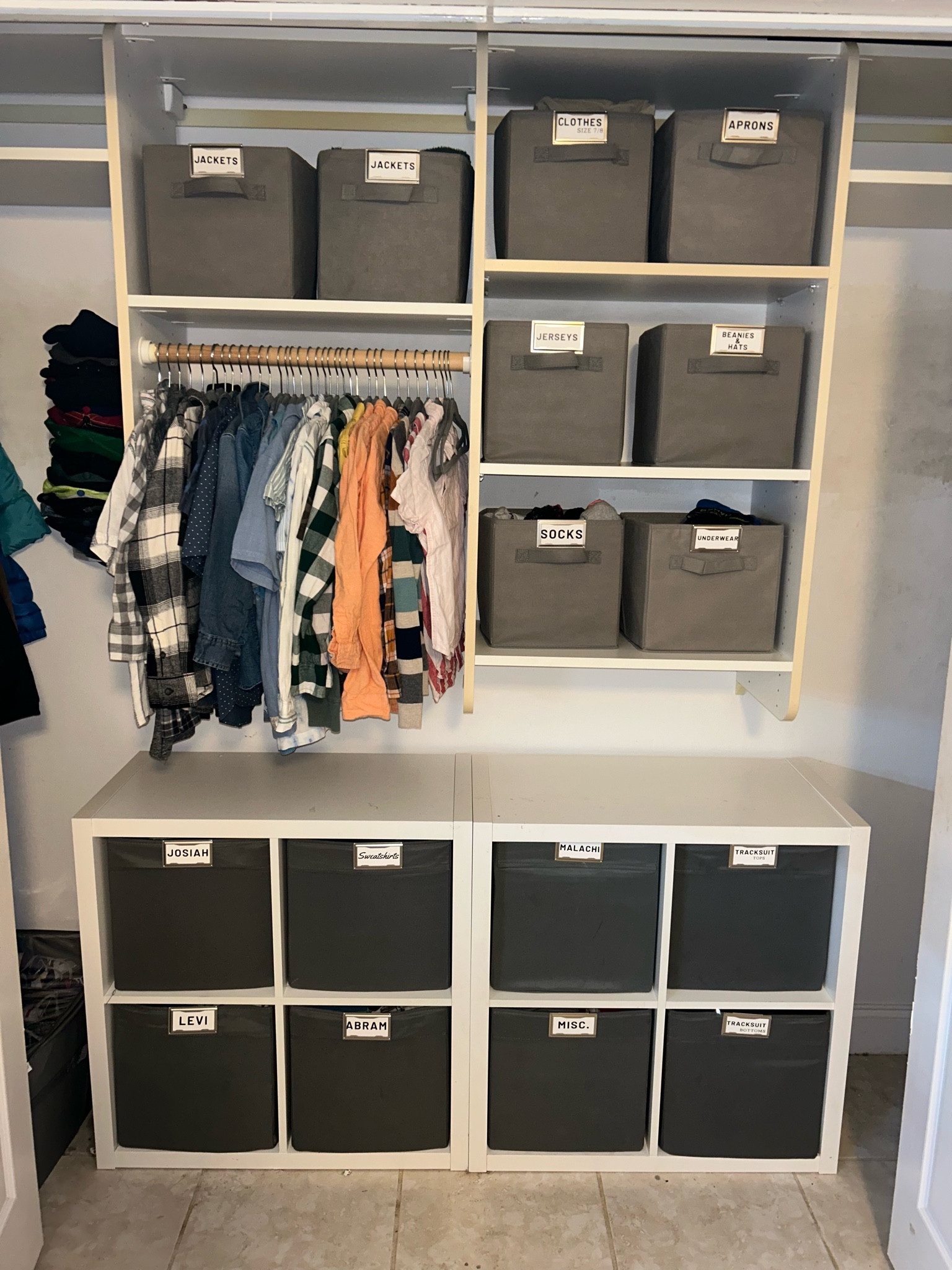 Organizing a small closet space 👏

#LTKfamily #LTKkids #LTKhome
