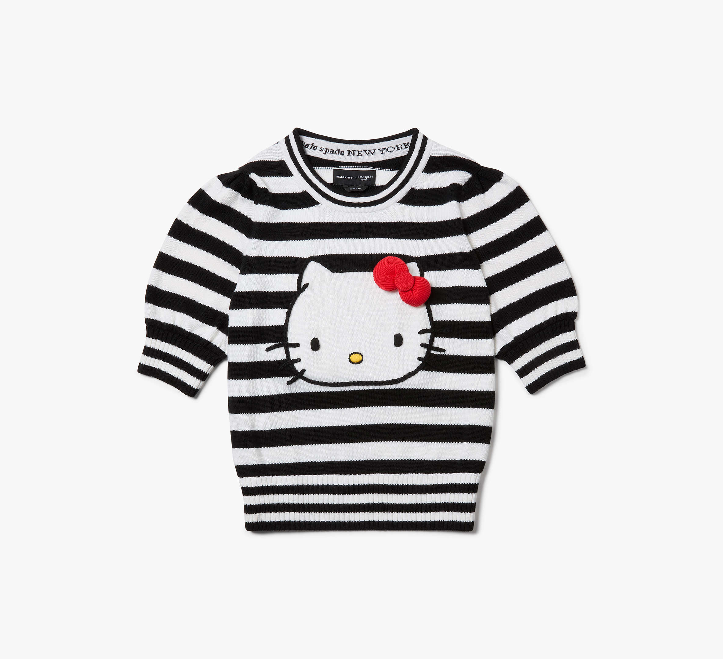 Kate Spade Hello Kitty X Kate Spade New York Sweater, black/white - XL | Kate Spade Outlet