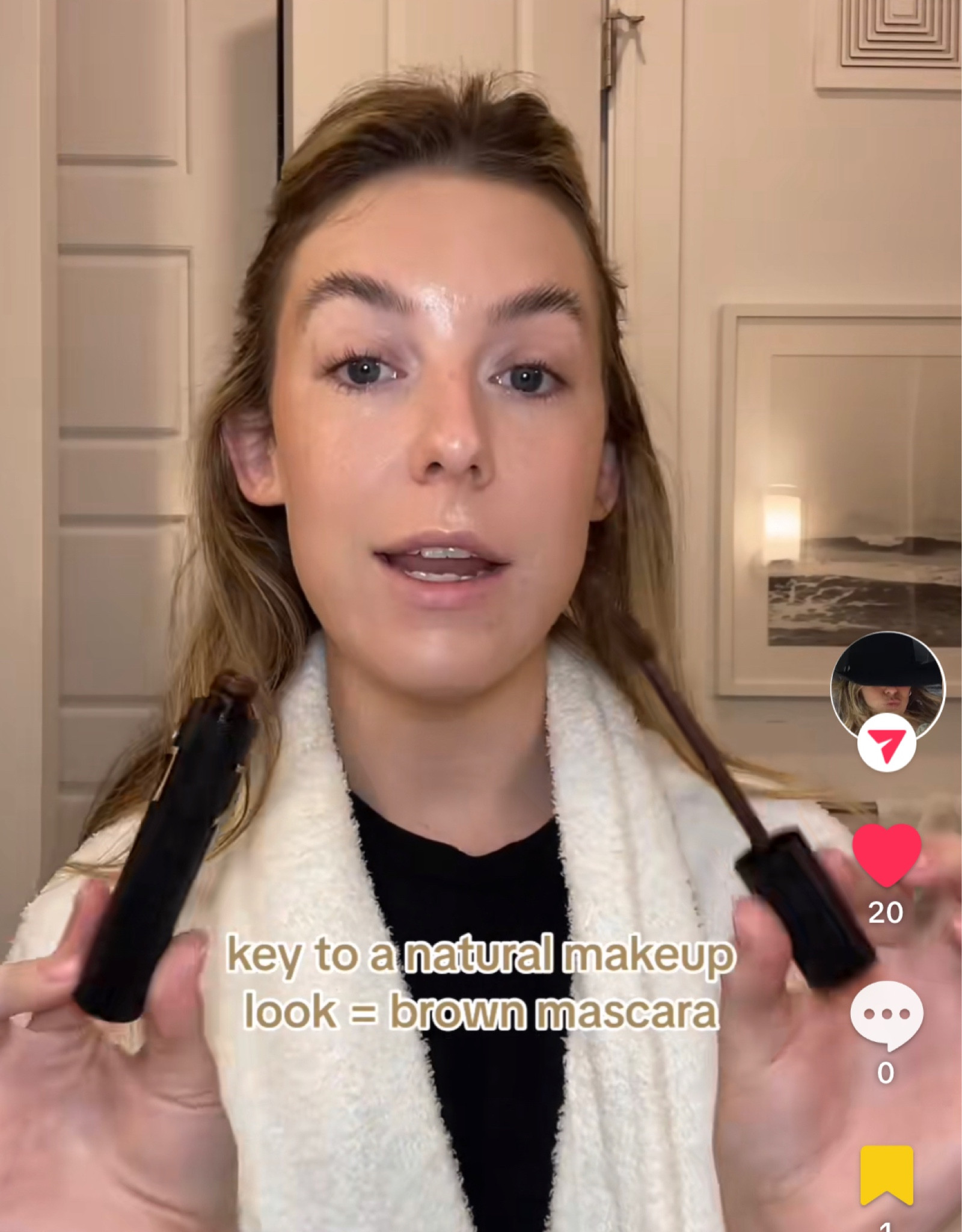 For a natural lash look, brown mascara does the trick! 

#LTKbeauty