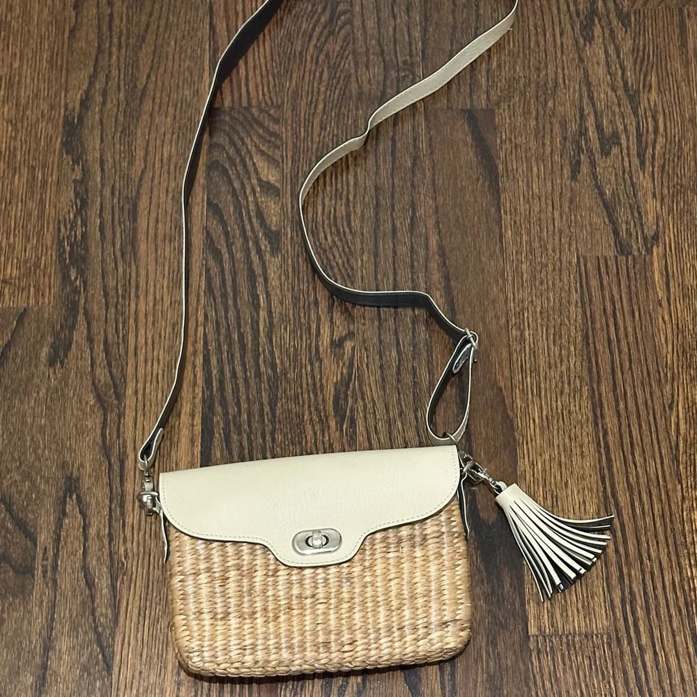 Sea & Grass Cream and Seagrass Crossbody Bag | Poshmark