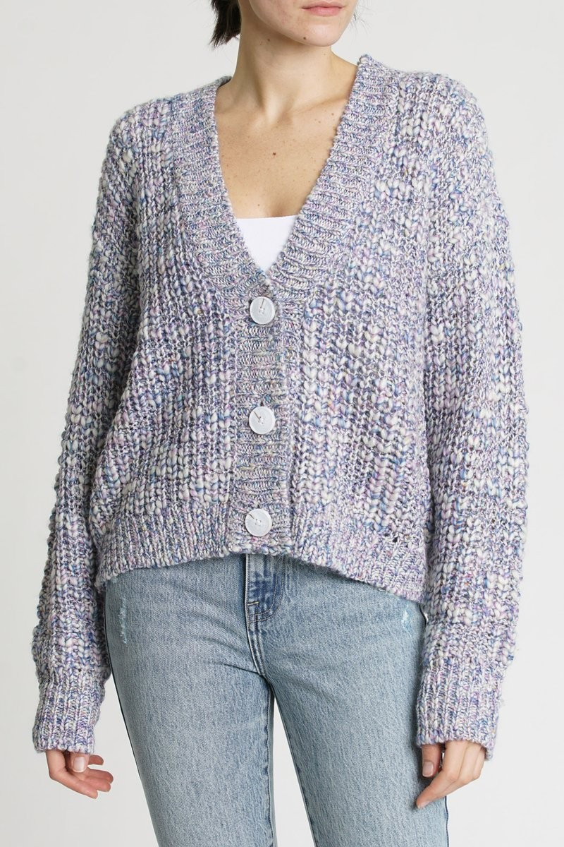 Lori V-Neck Cardigan - Confetti | Pistola Denim