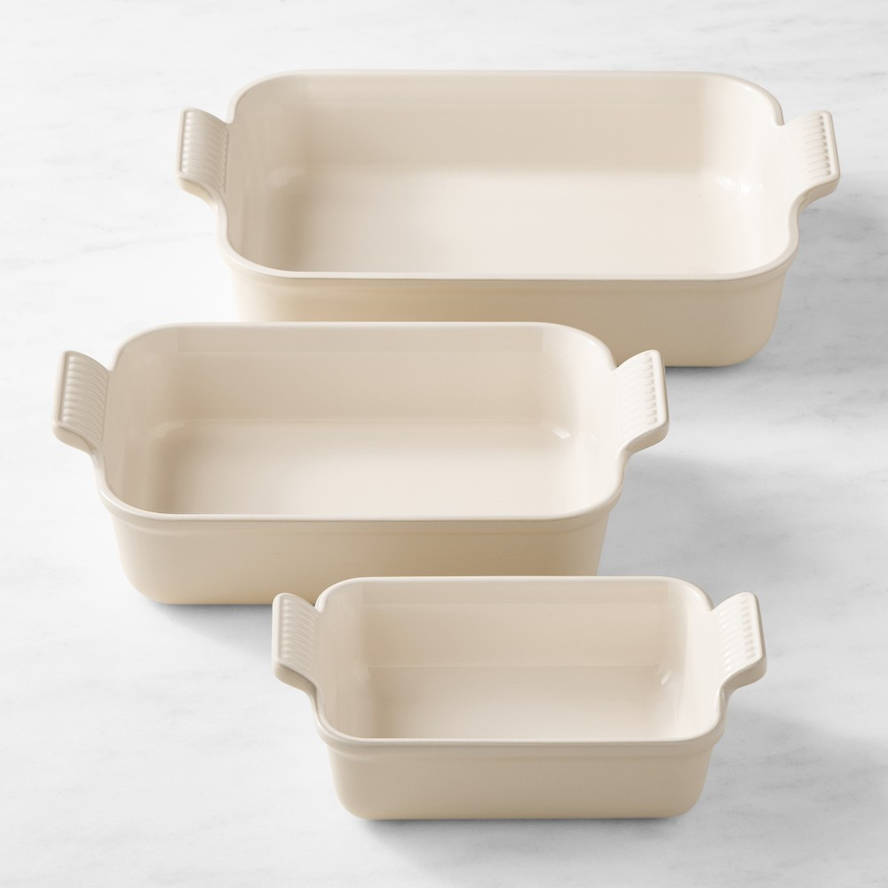 Le Creuset Heritage Open Rectangular Dishes, Set of 3 | Williams-Sonoma