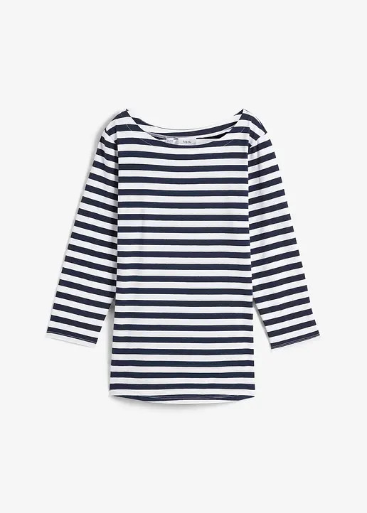 Shirt mit U-Boot-Ausschnitt | Bonprix DE
