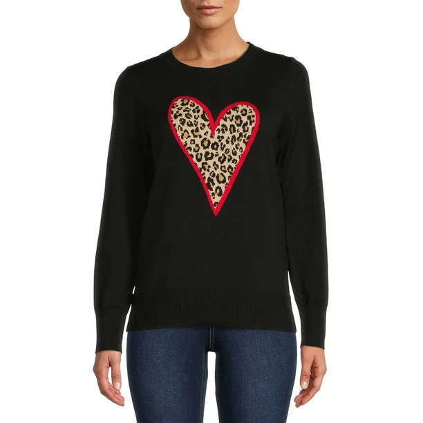 Time and Tru Women’s Fashion Sweater - Walmart.com | Walmart (US)