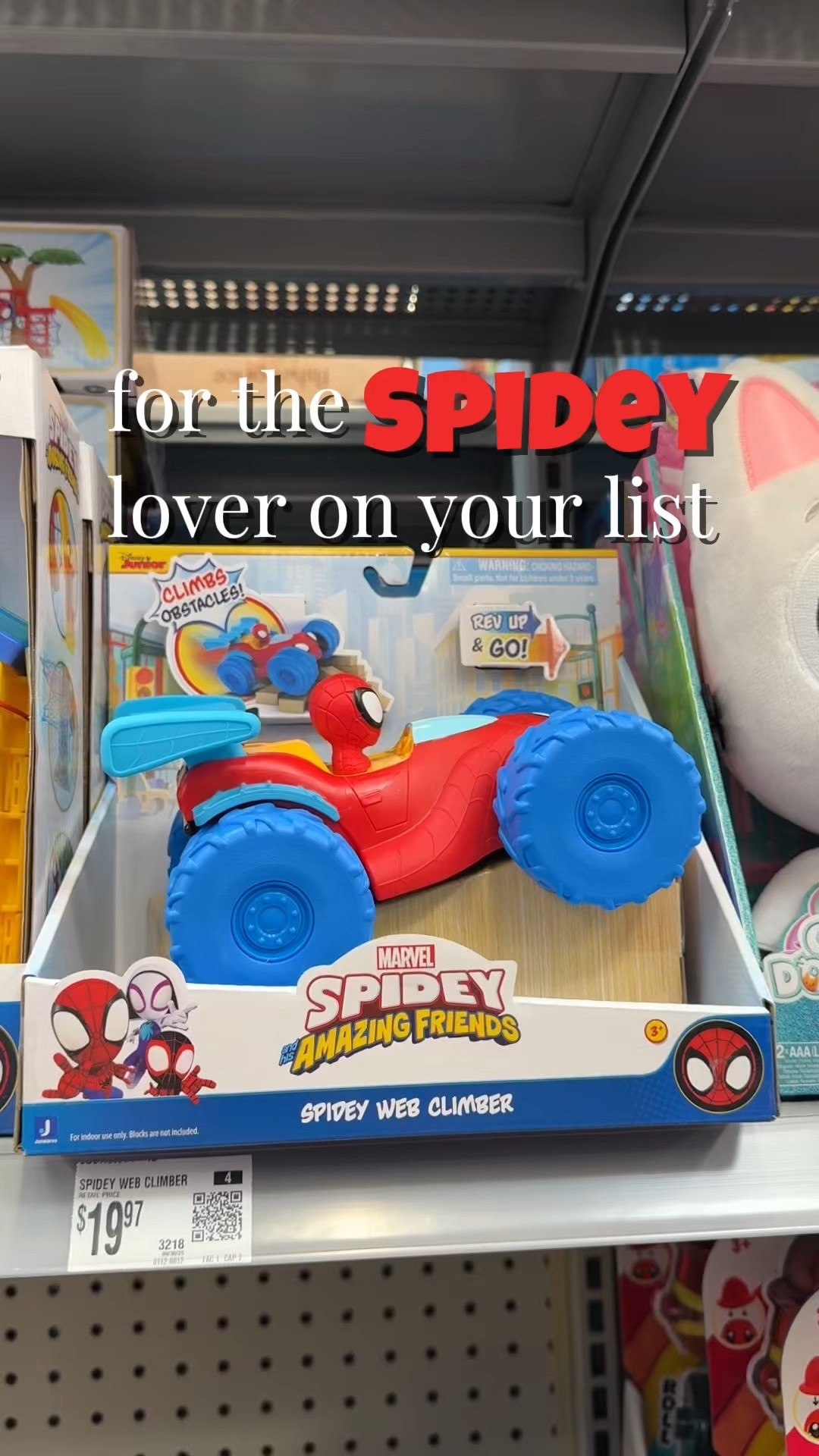 For the Spidey & His Amazing friends Gannon your Christmas list. 

Spidey Toys | Spider-Man Toys | Toddler Christmas Gifts | Toddler Girl | Toddler Boy | 2-3 year old gifts | 4-5 year old gifts 



#LTKBaby #LTKKids #LTKGiftGuide