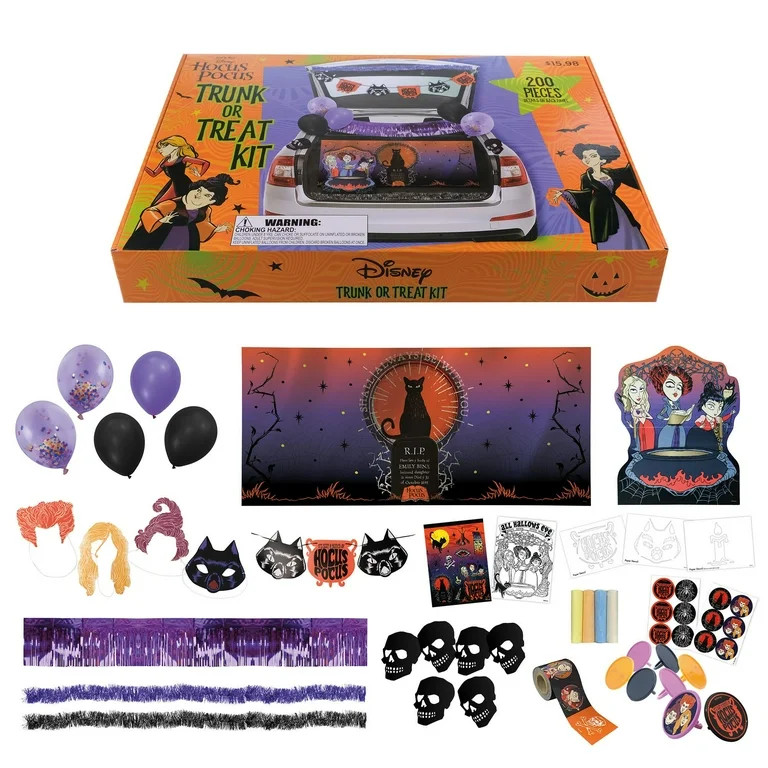 Hocus Pocus Trunk or Treat Kit, 200 Pieces | Walmart (US)