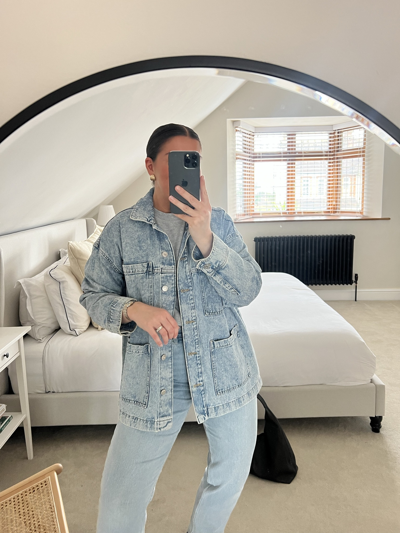 Double denim for the win 💙💙

Are you a fan of double denim? I loved this lighter denim together for an easy but put together outfit 😍👏🏻✨

Jacket @hm (old)
Tee @nextofficial 
Jeans @lovallofficial *
Bag @andotherstories 
Sunnies @primark 

* Jeans are linked on my Instagram in my lovall highlight use code LAURENS10 for discount 

#LTKfindsunder50 #LTKstyletip #LTKSeasonal