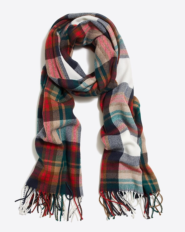 Classic plaid scarf | J.Crew Factory